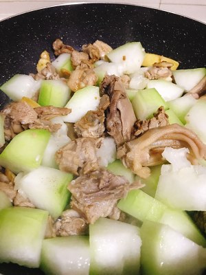 The Hakkas dish - the practice measure of duck of stew of wax gourd ginger 4