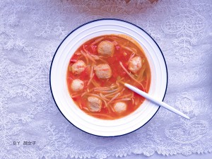 The practice measure of # of boiler of cate of kitchen of wheat of # of soup of tomato fish bolus 9