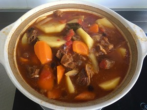 The practice measure of the tomato potato sirlon that stew 20
