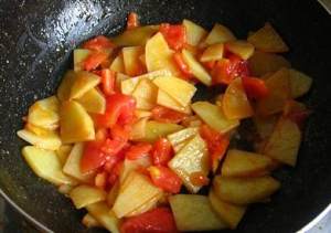 The practice measure of tomato potato chips 4