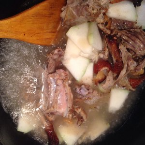 The practice measure that sweet thick duck wears wax gourd soup 8