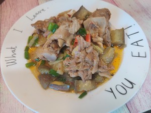 The practice step that achieves duck of eggplant of braise in soy sauce oneself 27