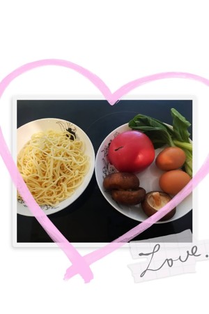 The practice measure of the tomato chow mien that ate not to forget 1