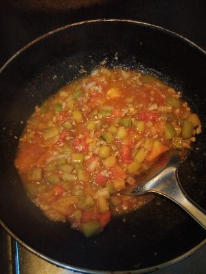 The practice measure of face of tomato & aubergine 8