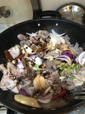 Duck of beer of braise in soy sauce (edition of feed in raw material) practice measure 4