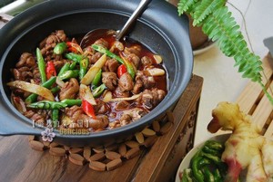 Child the practice measure of Bao of ginger stew duck 7