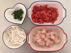 (the eat that reduce fat) almost the practice measure of pink of 0 adipose potato of fish of tomato Ba Sha 2