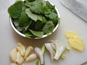 The practice measure of duck of mint of sweet stir-fry before stewing 3