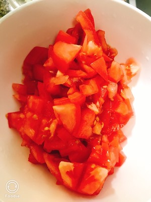 Tomato fries an egg (tomato scrambles egg) practice measure 1