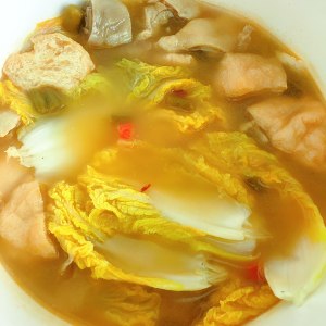 The practice measure of soup of hot duck of quick worker acid 4