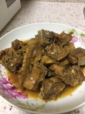 Duck flesh two feed (duck of duck of stew of potato purple perilla, dry stir-fry before stewing) practice measure 27
