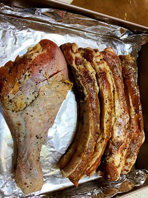 Leg of the garlic Chengdu chop that bake, turkey (oven big utility) practice measure 3