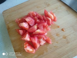 The practice measure of edition of tomato Italy face family 3