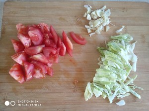 The practice measure of edition of tomato Italy face family 4
