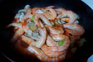 The practice measure of shrimp of pumpkin tomato a kind of dried mushroom 6