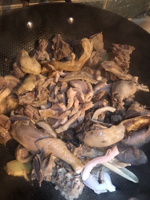 The practice measure of ham of abdomen of beautiful duck pig 1