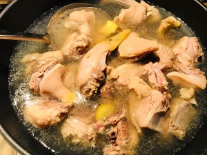 The practice measure of duck of rice of stew of the breast austral sweet green 3