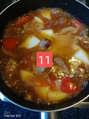 Sirlon of tomato potato stew (darling ate a bowl big) practice measure 11