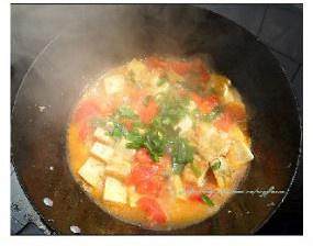 The practice measure of tomato bean curd 5