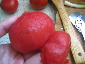 The practice measure of tomato shrimp 6