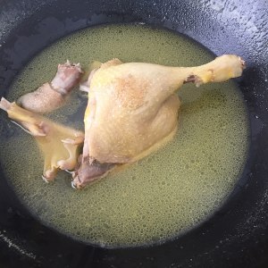 The practice measure of the formula of duck young meal that the gentleman loves most 4