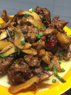 Of old go with rice child the practice measure of ginger stew duck 5