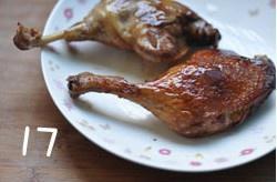 The practice measure of duck of sweet juice crackling 17
