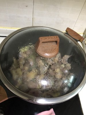 Child the practice measure of ginger stew duck 4