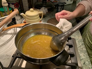 Thanksgiving presses axial dish -- the practice measure of chicken of nurse a fire 7