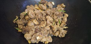 The practice measure of yam stew duck 3