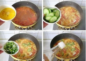 トマトの卵スープの練習方法3
