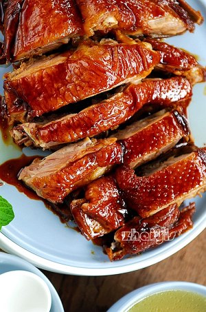 The flesh is sweet tangy acid is sweet the practice measure of duck of goluptious the five flavors 15