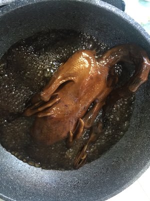 The practice measure of sesame oil duck 8