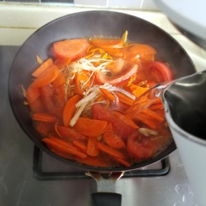 Fish of tomato Ba Sha (reduce weight) practice measure 5