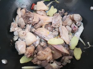 The practice measure of duck of purple perilla stew 3