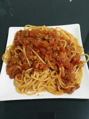 The practice measure of side of meaning of tomato meat sauce 5