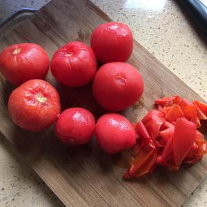 The practice measure of tomato face 4
