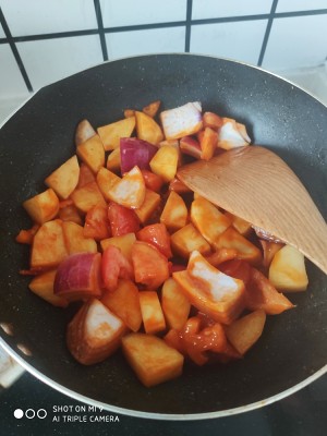 The practice measure of the tomato potato sirlon that stew 3