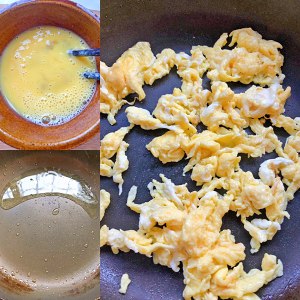 Tomato of dish of classical go with rice scrambles egg (tomato fries an egg) practice measure 3
