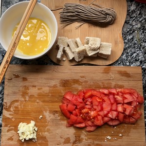 Buckwheat flour of tomato egg bean curd [the eat that reduce fat] practice measure 2