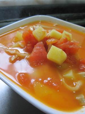 Soup of tomato potato salty bamboo shoot [the movie is ultimate edition] practice measure 7