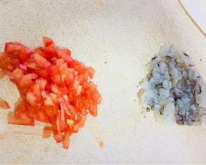 Small noodle of tomato bright shrimp (darling edition) practice measure 2
