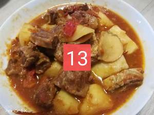 Sirlon of tomato potato stew (darling ate a bowl big) practice measure 13
