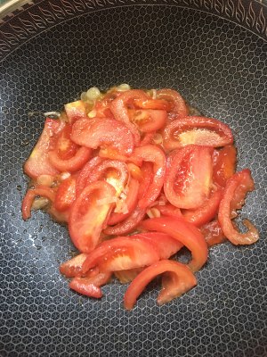 The practice measure that fries the tomato that gives deepfry taste to fry an egg 4