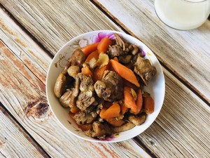 The practice measure of carrot stew duck 15