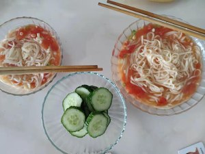 The practice measure of the tomato noodles in soup that treasure pa learns pregnant eat surely 15