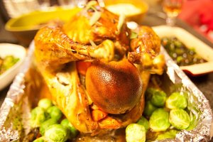 The practice measure of chicken of Christmas nurse a fire 16