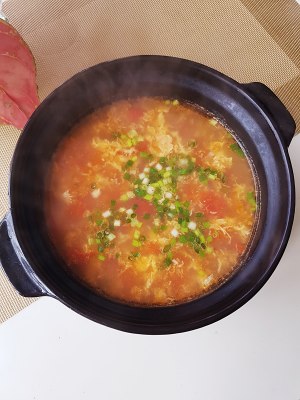 Dish of dawdler quick worker, the practice measure of tomato egg soup 16