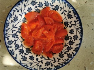 トマトの卵焼き飯4