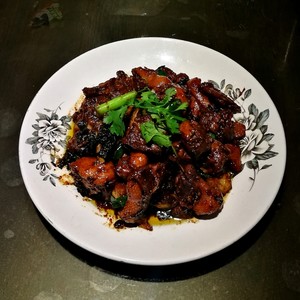The practice measure of duck of stew of Chi of purple perilla beans 8